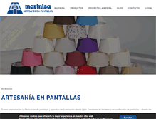Tablet Screenshot of marinisa.com